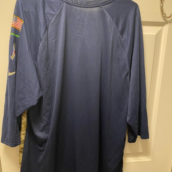 Nike Dri Fit T-shirt Women’s L Camo & Blue Seahawks Military Size XXL - Picture 10 of 12